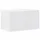 vidaXL Wandschrank 70 x 42,5 x 40 cm Weiß