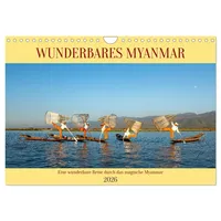 Calvendo Wunderbares Myanmar (Wandkalender 2026 DIN A4 quer), CALVENDO