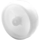 Wagner System GmbH WAGNER Lenkrolle/Bockrolle/Möbelrolle Ersatzrad / Ø 75 mm, weiß, Tragkraft 60 kg - 03667501