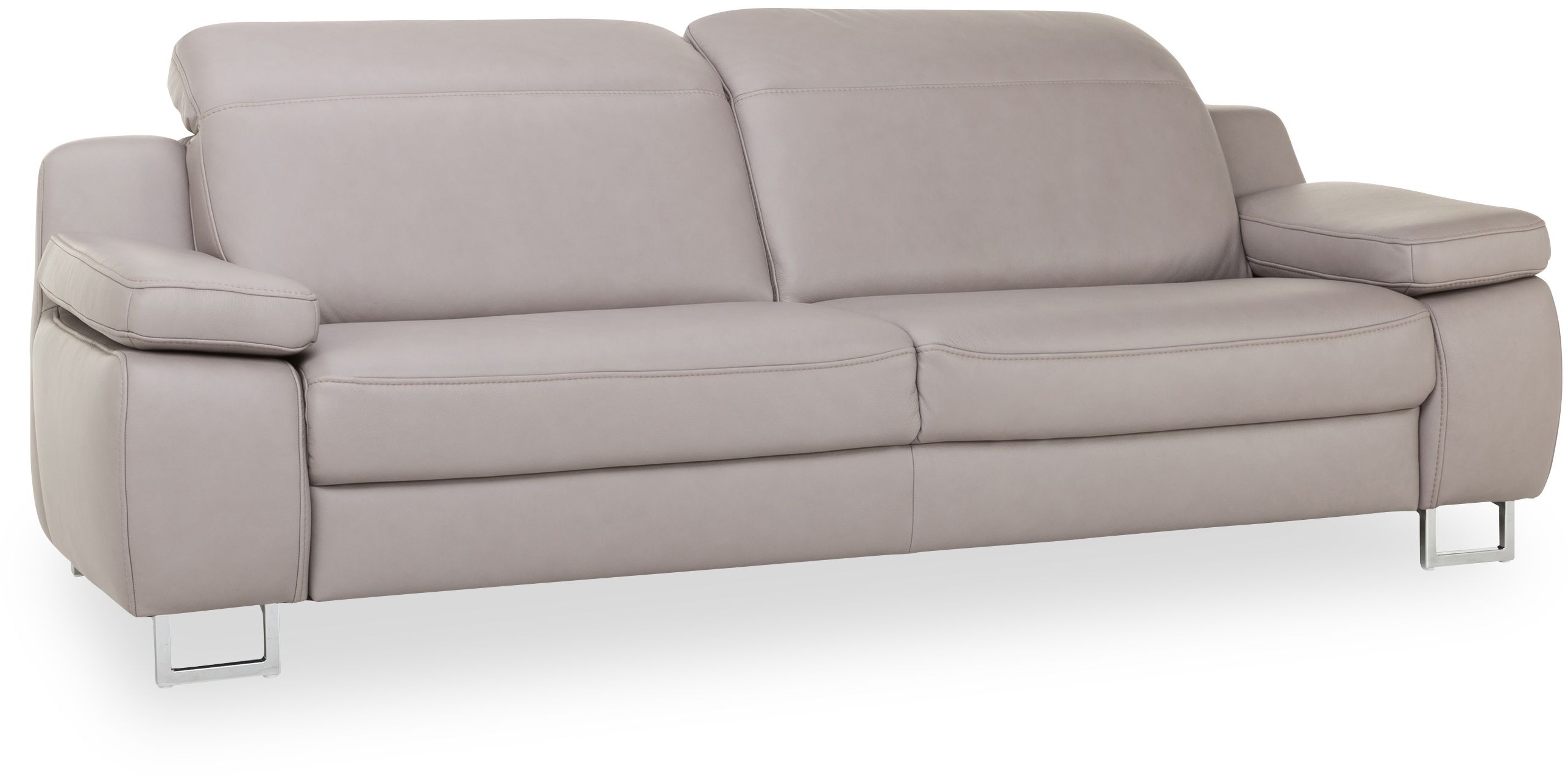 Sofa 3 Sitzer 203 (BHT 236x85x105 cm) - grau