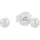 Amor Ohrstecker 9063406 silberfarben 3 mm