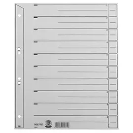 Leitz Trennblätter 1654 DIN A4 grau, 200 g/qm, 100 St. mit Prämie nach Registrierung