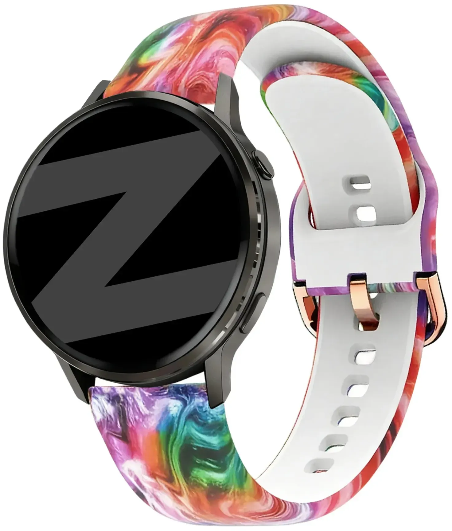 Bandz Garmin Approach J1 Armband Silikon für Garmin Approach J1 - Farbenfroh - Schnallenverschluss