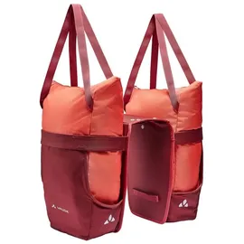 Vaude TwinShopper Fahrradtasche rot