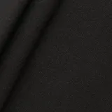 STOFFKONTOR Baumwoll Bündchenstoff glatt - Schlauchware - Meterware, schwarz - zum Nähen von Sweatshirts, Kleidern UVM.