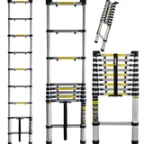 Craftfull Teleskopleiter 2.6 m 9 Sprossen inkl. Tragetasche