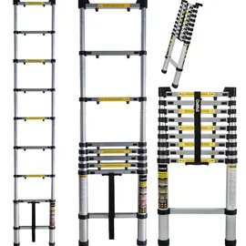 Craftfull Teleskopleiter 2.6 m 9 Sprossen inkl. Tragetasche