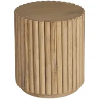 Tom Tailor HOME Beistelltisch »Ripped« im extravaganten Ribbed-Look beige