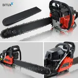 BITUXX Benzin Kettensäge Motorsäge 58ccm Motorkettensäge Säge 3,6PS 50,8cm 20Zoll