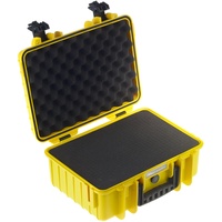 B&W International Outdoor Case Type 4000 gelb + Schaumstoff
