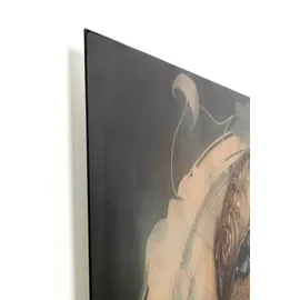 Kare Glasbild Muse Art Nouveau 100x100cm",