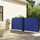 furnicato Seitenmarkise 140 x 600 cm Blau Polyester