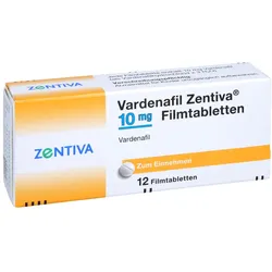 Vardenafil Zentiva 10 mg Filmtabletten 12 St