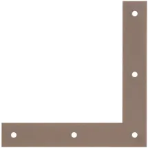 GAH Alberts Alberts Duravis Eckwinkel Perlbeige Duplexbeschichtet 120 mm x 120 mm x 20 mm