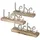 Boltze Dekoaufsteller/Schriftzug aus Holz und Aluminium "Lebe/Liebe/Lache" von Boltze -