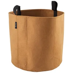 Pflanzbeutel aus Textilfilz Braun - Pflanzsack, Ø40cm 50,3L