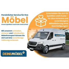 dein schlaf 24 BOXBETT LOFT IV 160/200 Cord Anthrazit mit Taschen-Federkernmatratzen 7 Zonen H4 - Dunkelgrau