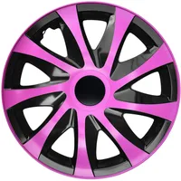 NRM KO244 Radzierblende Draco CS, Schwarz/Rosa, 16 Zoll, 4er Set