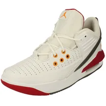 Jordan Max Aura 5 Herren White/Vivid Orange-Cardinal Red 43