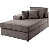 OTTO home Ottomane 100 x 75 x 162 cm Baumwolle/Polyester/Cord Braun