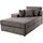 OTTO home Ottomane 100 x 75 x 162 cm Baumwolle/Polyester/Cord Braun