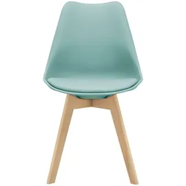 [en.casa] 2er-Set Esszimmerstuhl Fläten Mint