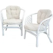 moebel-direkt-online möbel direkt online 2er-Set Rattansessel mit Kissen Sonja