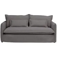 Livetastic Sofa, Grau, Metall, 2-Sitzer, Füllung: Polyester,Schaumstoff, Polyester, 195x82x98 cm, Made in EU, Rücken echt, Wohnzimmer, Sofas & Couches, Sofas