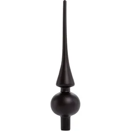 Trendline Trend Line Christbaumschmuck TrendLine Christbaumspitze aus Glas 26 cm schwarz schwarz