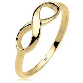 Elli Ringe - Ring Infinity 375 Gelbgold - Gr. 56 MM - in Gelbgold - für Damen