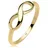 Elli Ringe - Ring Infinity 375 Gelbgold - Gr. 56 MM - in Gelbgold - für Damen