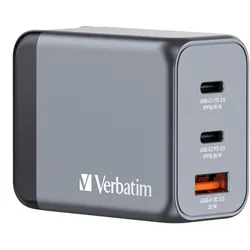 Verbatim GaN Ladegerät  65 W, 4 Ports, Power Adapter  Charger