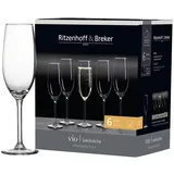 Ritzenhoff & Breker Vio Sektglas 0,21 l 6er Set