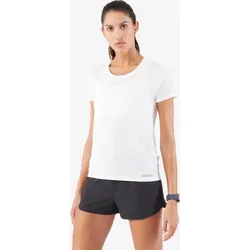 Laufshirt kurzarm Damen atmungsaktiv - Run 100 weiss S