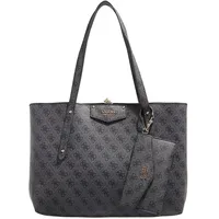 GUESS Eco Brenton Tote Coal Logo - Grau