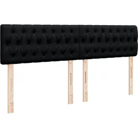 vidaXL Boxspringbett 180 x 200 cm Schwarz