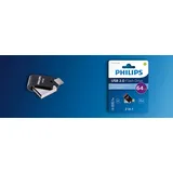 Philips FM64DA148B 2-in-1 micro USB 2.0 64GB