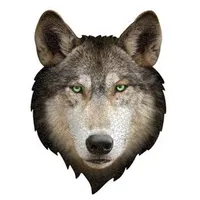 Madd Capp Shape Puzzle Wolf