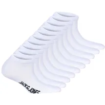 JACK & JONES JACDONGO SOCKS Sneakersocken 10er Pack Weiß 38-43