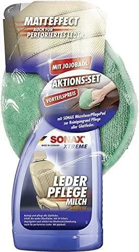 Preisvergleich Produktbild SONAX XTREME LederPflegeMilch 500 ml + MicrofaserPad