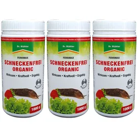 schopf dr. stähler FERRIMAX Schneckenfrei ORGANIC 1 kg x 3