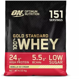 Optimum Nutrition Gold Standard 100% Whey Vanilla Ice Cream Pulver 4530 g