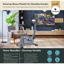 Skandika Ergometer Wiry mit iConsole+ und Kinomap