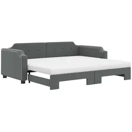vidaXL Tagesbett 100 x 200 cm Dunkelgrau