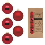 inges magic & goodz Weihnachtsbaumkugeln-Inge Glas-ochsenblut-4cm-36 Stück