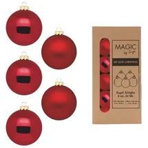 inges magic & goodz Weihnachtsbaumkugeln-Inge Glas-ochsenblut-4cm-36 Stück
