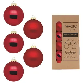 inges magic & goodz Weihnachtsbaumkugeln-Inge Glas-ochsenblut-4cm-36 Stück