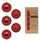 inges magic & goodz Weihnachtsbaumkugeln-Inge Glas-ochsenblut-4cm-36 Stück