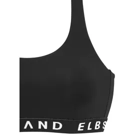 ELBSAND Bustier-Bikini Damen Schwarz 38 Cup C/D