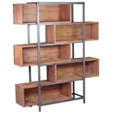 Main Möbel Genua Standregal 61 x 204 cm Akazie gebürstet